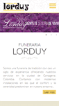 Mobile Screenshot of funerarialorduy.com